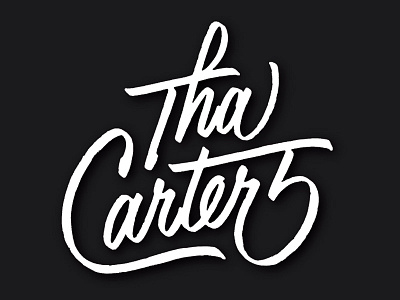 Tha Carter 5 hand lettering lettering lil wayne tha carter 5