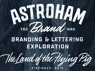 Mission Mark astroham astrohambrand brand cincinnati freelance lettering texture typography