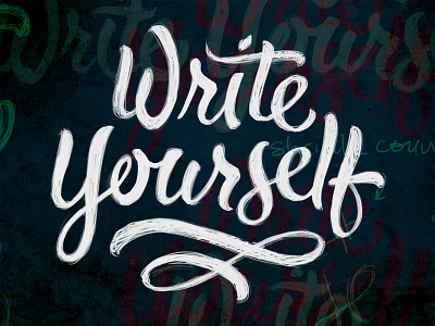 Write Yourself sketch logotype