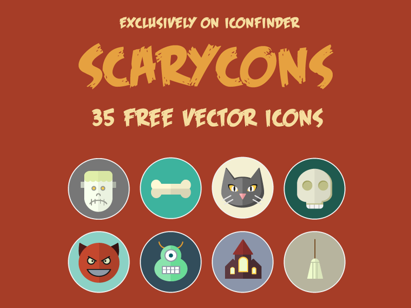 Free halloween color icons halloween icons vector svg iconfinder flat
