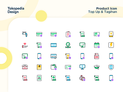 Tokopedia Product Icons - Top up & Tagihan