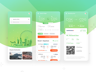 Flight Exploration #2 apps design flight mobile apps tokopedia ui user experience user interface ux