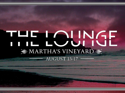 The Lounge beach lounge marthas vineyard sunset