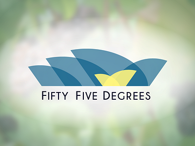Fifty Five Degrees Logo australia label logo packaging sydney wine