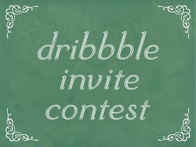 Guess who got 5 dribbble invites?