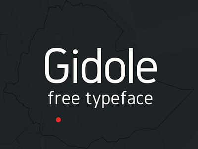 Gidole Free Typeface font open source sans serif typography