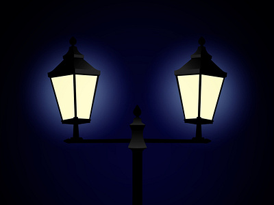 Streetlights art dark illustration design gloomy gradient graphicdesign illustration illustrator lights vector vectorart vectors