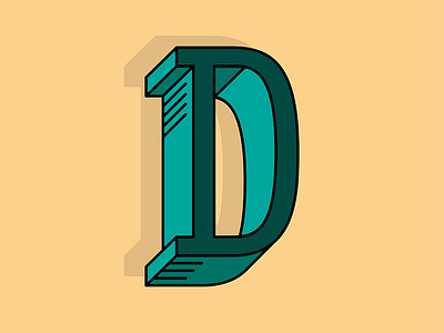 36 Days of type I D 36daysoftype design gradients graphicdesign illustration illustrator lettering typography vectors