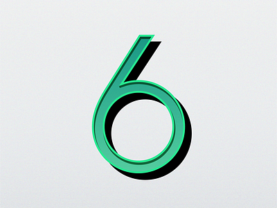 36 Days of Type I 6 36daysoftype art designchallenge gradient graphicdesign illustration illustrator typography vector