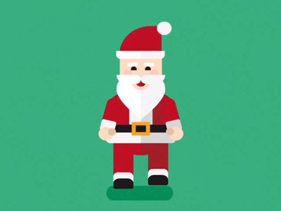 Dancing Santa after effects animation gif graphicdesign graphicdesigner illustration illustrator motion graphic santa santababy vector vectorart
