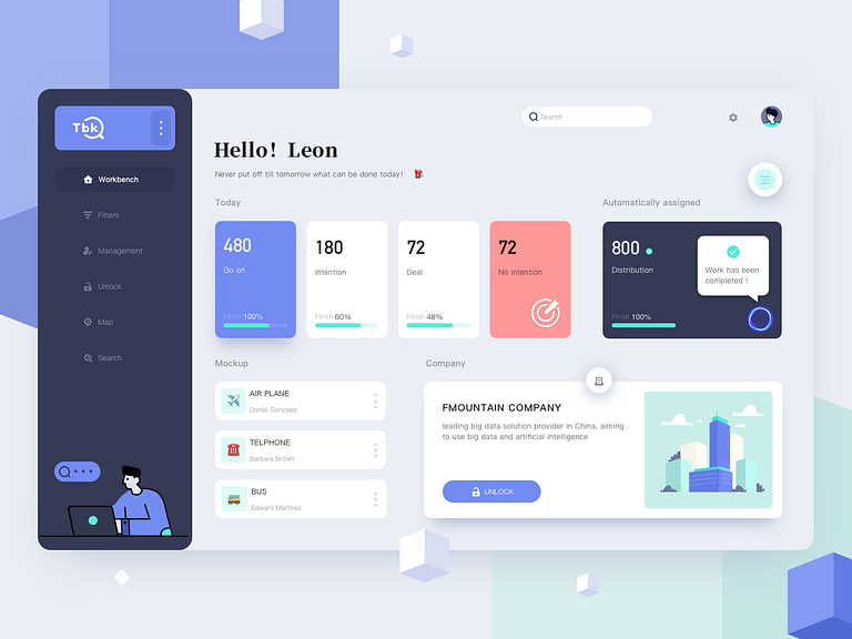 UI Dashboard by Anery on Dribbble