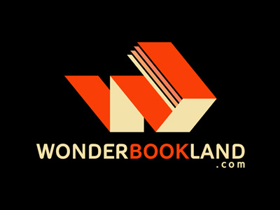 Wonderbookland logo corporate image graphic design logo