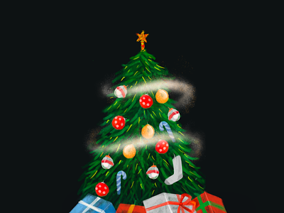 Christmas Tree christmas tree holiday illustration