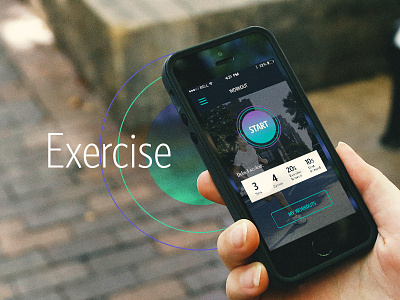 Tabata Interval Training App app calories design exercise lap mobile run sport start