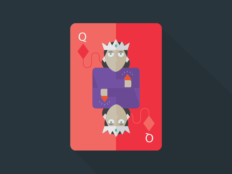 [Free Download] 4 angry Queens black blue clubs download free game cards green hearts queen red spades yellow