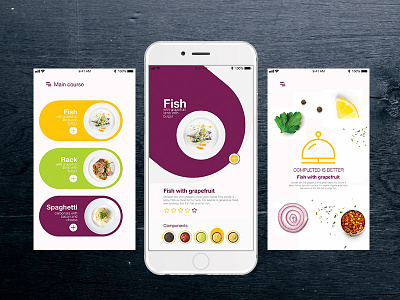 food application application business design food ios mobile ui ux