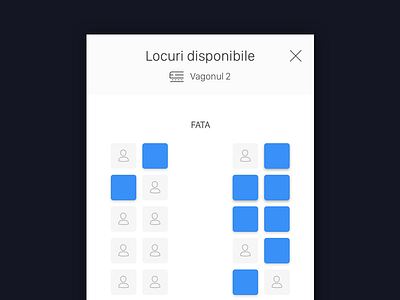 Seats selection