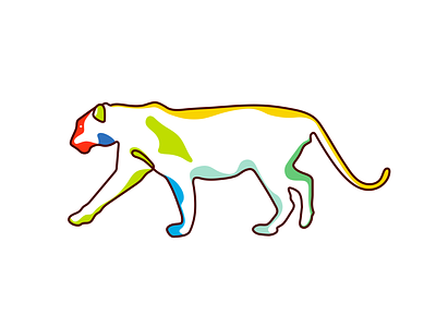 Tiger Logo branding colorful design illustration incredibleindia india line art logo minimal royalbengaltiger tiger tiger logo tourism visual design