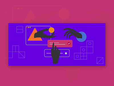 Adobe XD Ideas Header Illustration 4