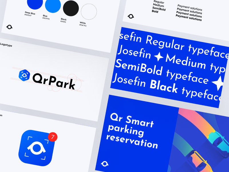 qr park logo by alimazrooei on Dribbble