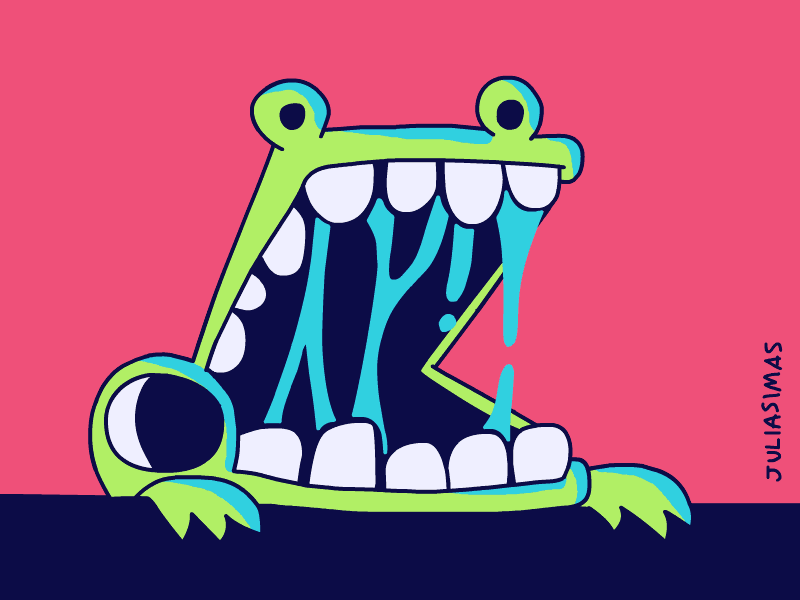 do not feed the animals by Julia Simas on Dribbble