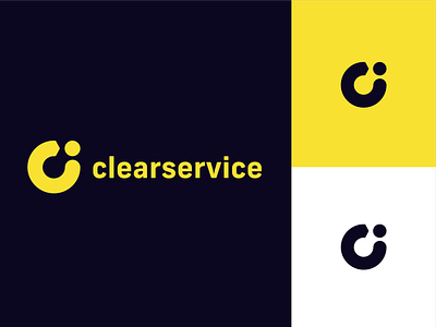 Clear Servie logo brand branding clear icon logo mark minimal service symbol