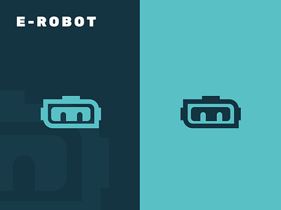 E-robot logo design