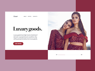 luxury web design design page ui web