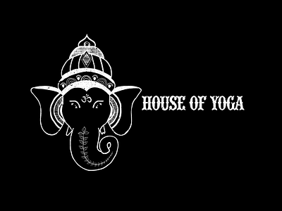 House of Yoga Logo branding design logo