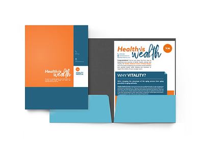 Vitality Medical Folder and Info Sheet Design