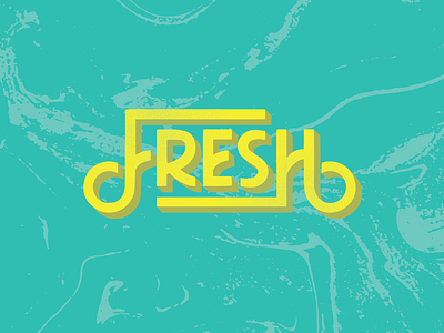 Fresh Typography design graphic design graphic designer typography