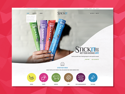 Stickit Snacks | Website branding copywriting design ecommerce iconography photography productphoto productwebsite web webdesigner webdevelopment