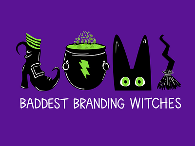 Spooky Season Illustration branding design graphic design graphic designer halloween handdrawn illustration illustrator spooky season type typography witch