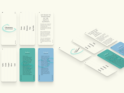 Chemistry chemistry elements information design ui ui design ux ux design