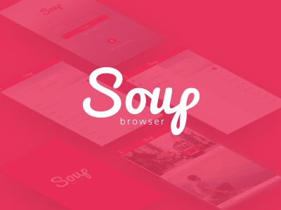 Brand Soup app branding design logo