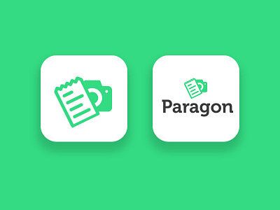 Paragon logo design launcher icon app design flat fresh icon launcher minimal