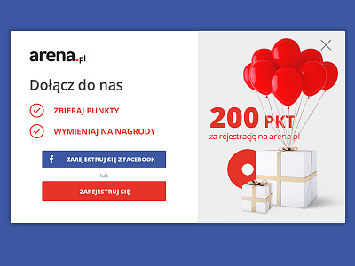 Pop'up view for arena.pl