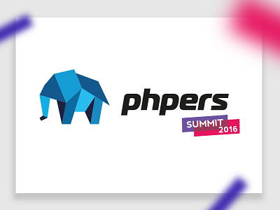 PHPers logo colors elephant logo php phpers summit