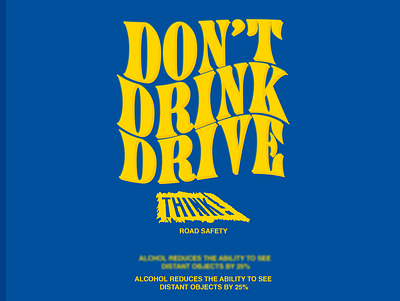 DON'T DRINK DRIVE 2d branding campaign illustration minimal typography ui