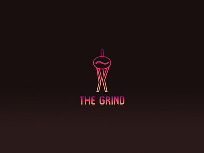 THIRTY LOGOS: The Grind branding coffee logo logos minimal thirty
