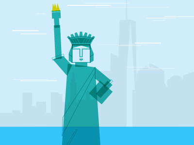 Statue of Liberty illustration liberty new york statue of liberty nyc rebound statue torch vector