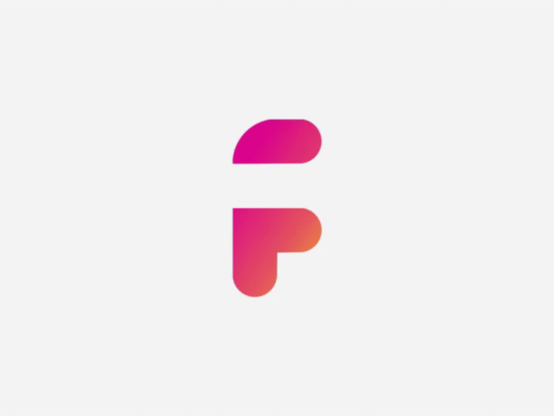 F On Dribbble brand design f icon identity logo mark monogram
