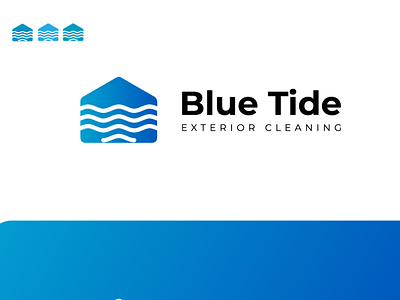 Blue Tide Modern Logo Design
