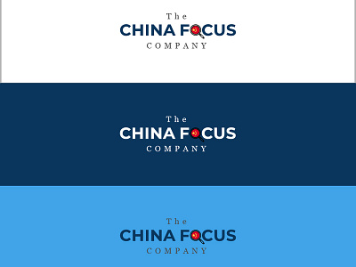 The China Focus Company branding design flat icon illustration logo logo design logo design challenge logo design concept typography vector