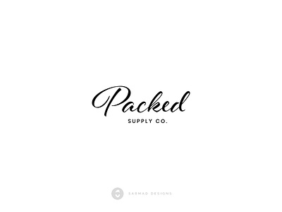 Packed Supply Co. | Minimal Logo Design branding design flat graphic design logo logo design logo design challenge logo design concept minimal logo minimalist typography