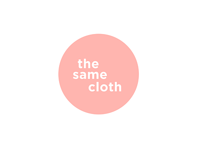 the same cloth branding cute logo minimal sketch