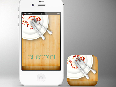 QueComi icon/splash screen design