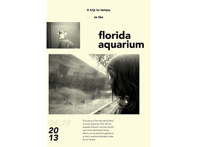 Helvi Sea Aquarium fabian delaflor graphic design illustration personal project type vintage