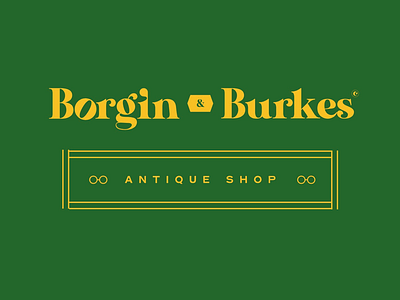 Borgin & Burkes branding graphic design logos typography