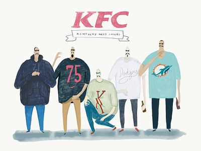 Kentucky Fried Chicos illustration
